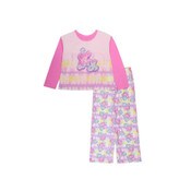 Wholesale - GIRLS LONG SLEEVE TOP W/PANTS PAJAMA SET 4-ASST SIZE C/P 6, UPC: 196027192566